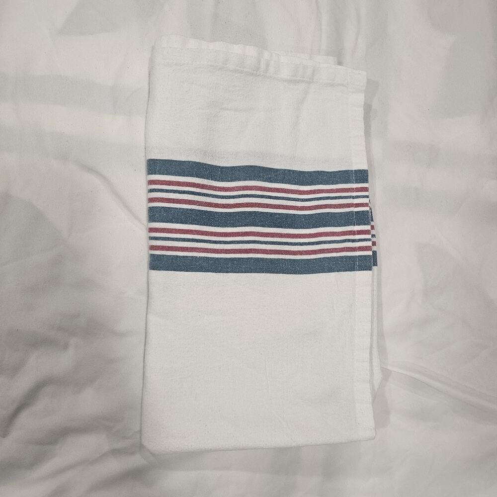 Medline Baby Blanket Flannel Receiving Hospital Blanket White Pink Blue Stripes
